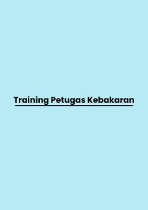 pelatihan Petugas Kebakaran di bandung