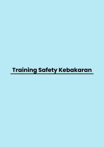 pelatihan Safety Kebakaran di bandung