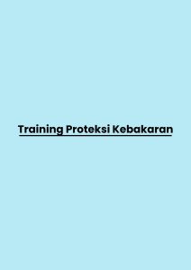 pelatihan Proteksi Kebakaran di bandung