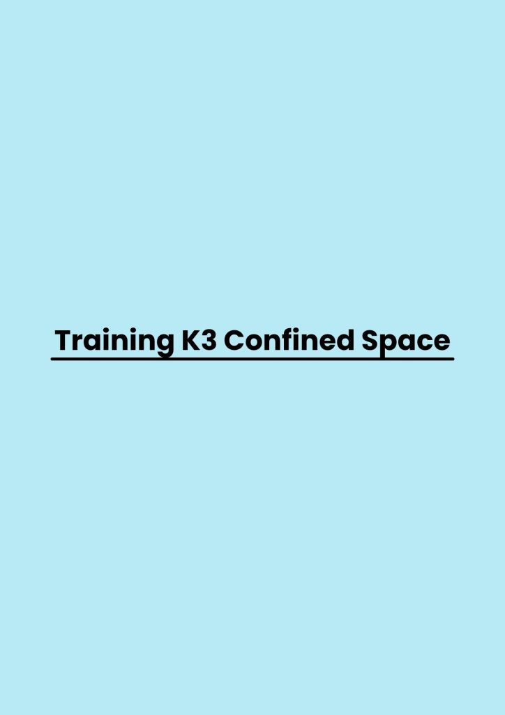 Training K3 Confined Space pelatihan K3 Confined Space di bandung