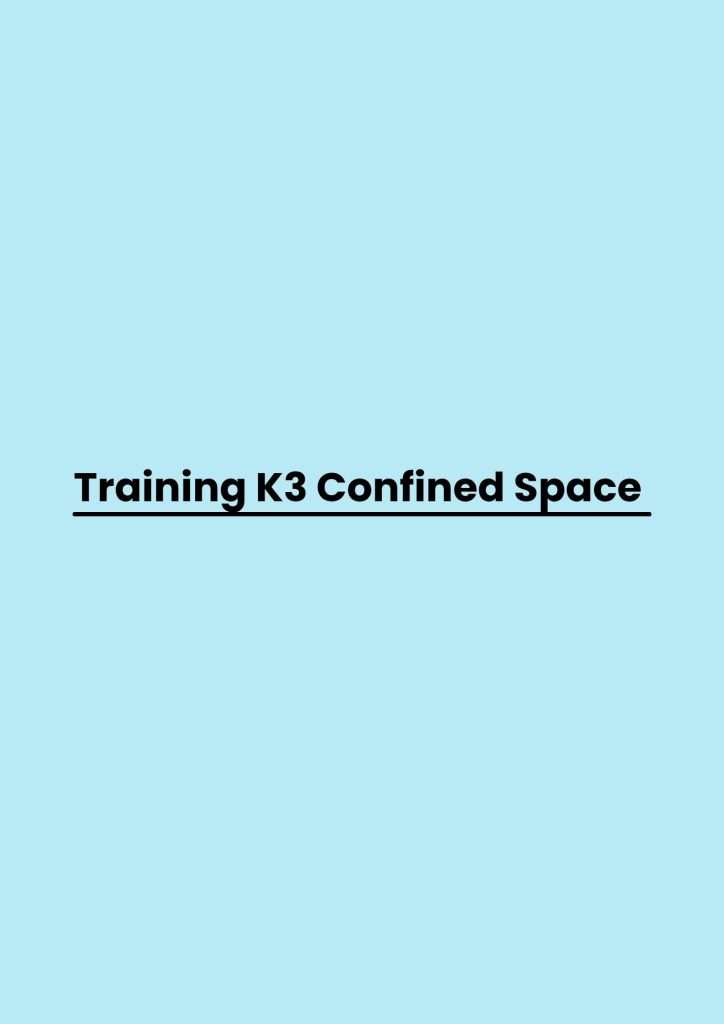 Training K3 Confined Space pelatihan K3 Confined Space Utama di bandung