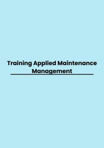 pelatihan Applied Maintenance Management di bandung