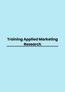 Training Applied Marketing Research pelatihan Applied Marketing Research di bandung