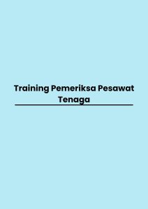 Training Pemeriksa Pesawat Tenaga
