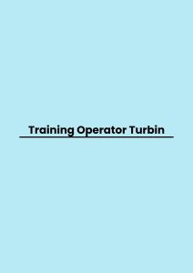 Training Operator Turbin pelatihan Operator Turbin di bandung