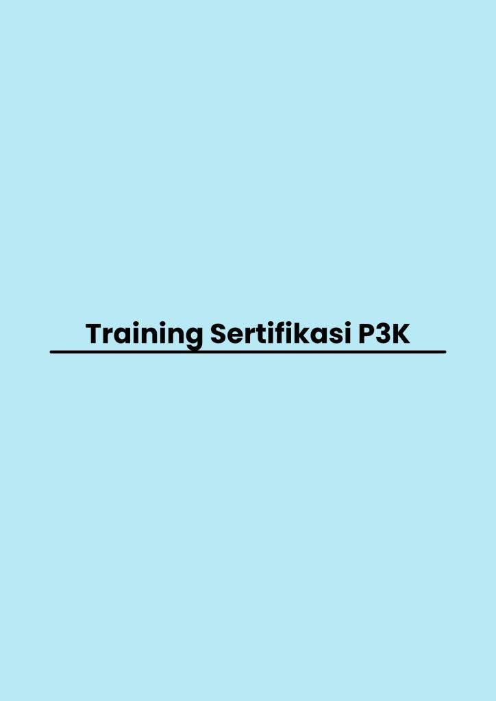 pelatihan Sertifikasi P3K di bandung