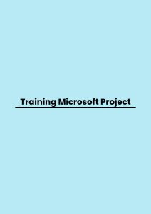 Training Microsoft Project