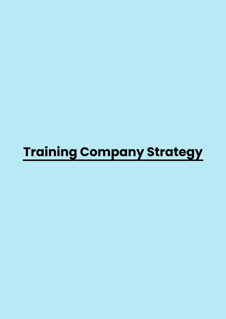 Training Company Strategy pelatihan Company Strategy di bandung