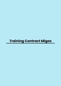 Training Contract Migas pelatihan Contract Migas di bandung