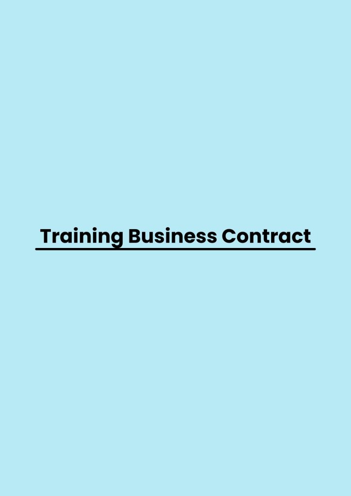 Training Business Contract pelatihan Business Contract di bandung