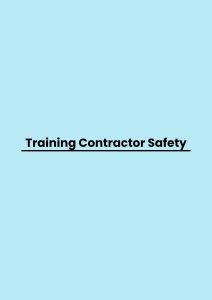 Training Contractor Safety pelatihan Contractor Safety di bandung