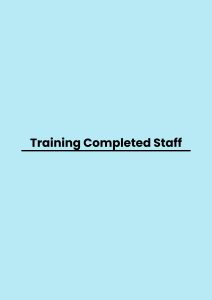 Training Completed Staff pelatihan Completed Staff di bandung