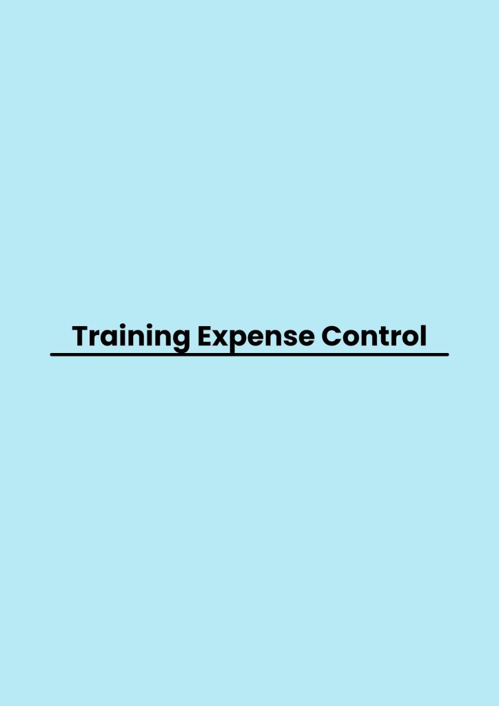 Training Expense Control pelatihan Expense Control di bandung