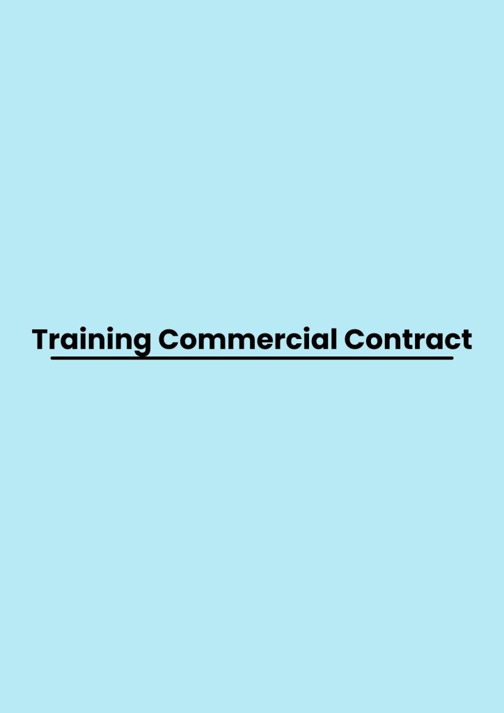 Training Commercial Contract pelatihan Commercial Contract di bandung
